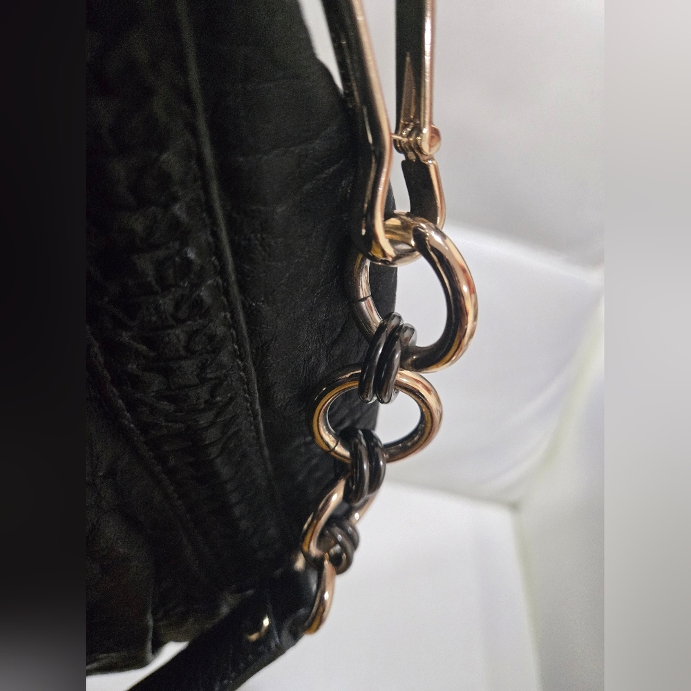 Coach Madison Whipstitch Embossed Buffed Leather Satchel-RARE - Picture 7 of 11